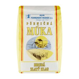 10 x 1Kg Hruba Muka Pohronsky Ruskov Pšeničná Zlatý klas