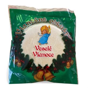 A -  VIANOČNE OBLATKY 55g GUĽATÉ ZELENE OPLATKY